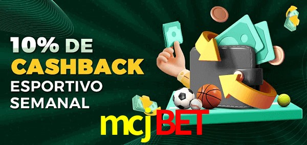 10% de bônus de cashback na mcjbet